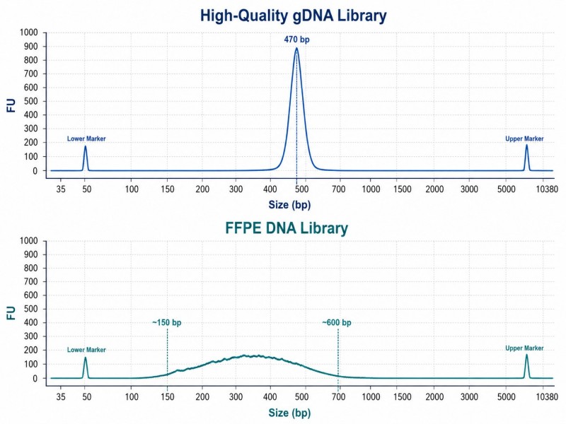 Adapter Molar Ratio vs Library Yield