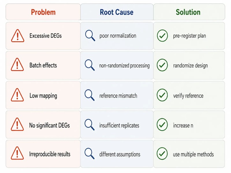 RNA-Seq Common Mistakes